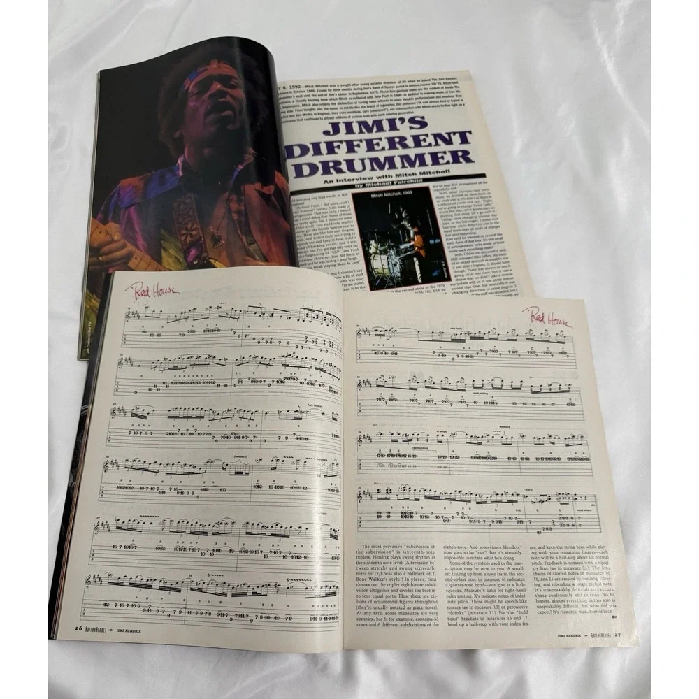 Guitar Presents Jimi Hendrix / Stevie Ray Vaughan & Play Like Hendrix Sheet Lot2
